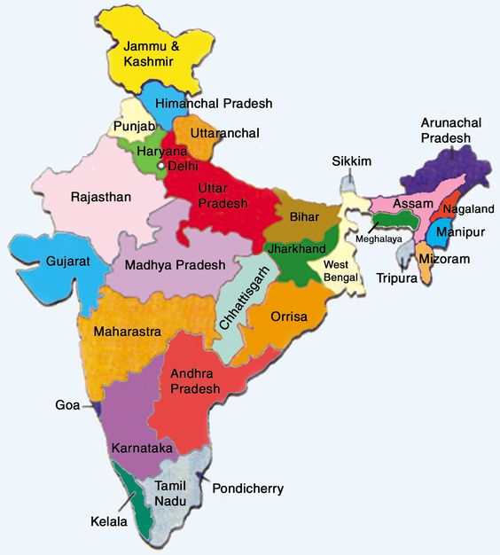 total state in India union territories union territory