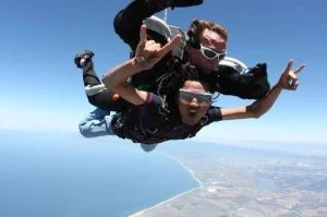 skydiving in India