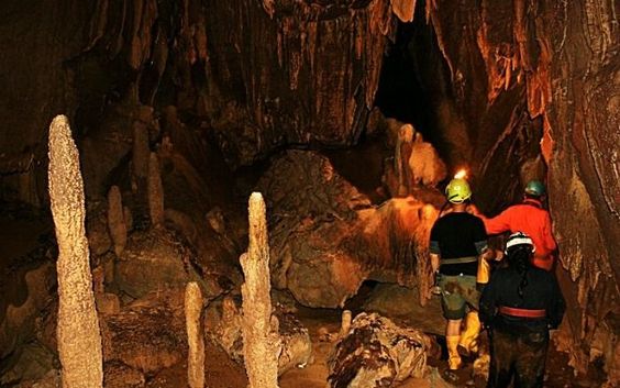 exploring caves in shillong